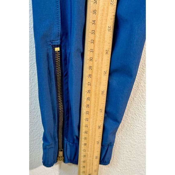 ALBION True Blue Jettersetter Cap Sleeves Elastic Waist Tie Jumpsuit Romper XXS - Picture 12 of 14